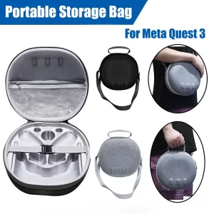 Portable Case For Meta Quest 3 Travel Carrying Case VR Larger Capacity Storage Bag For Quest 3 Protective Bag VR Accessories
