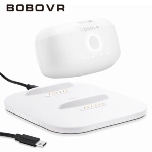bobovr-twin-charger-station-dock-for-b2-battery-pack-for-m2-pro-m2-plus-strap-magnetically-supply-power-to-2-b2-battery-pack