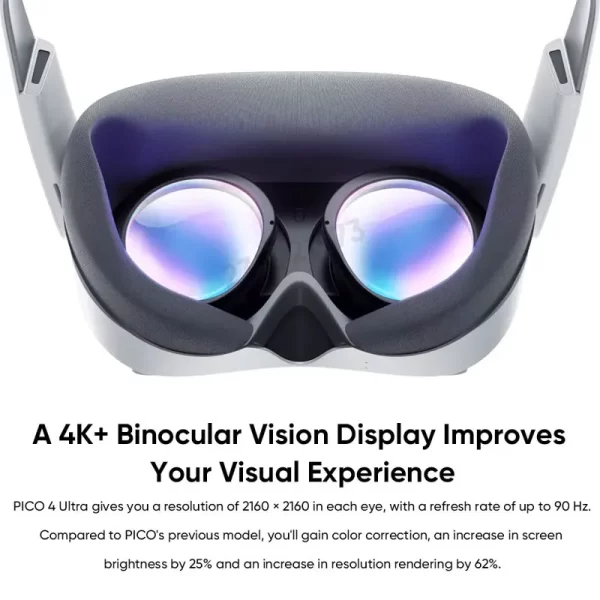 PICO 4 Ultra VR MR Headset 3D Wireless Mobile All-in-One VR Glasses 6DOF Virtual Reality 4K Display for Steam Games Mac Windows - Image 4