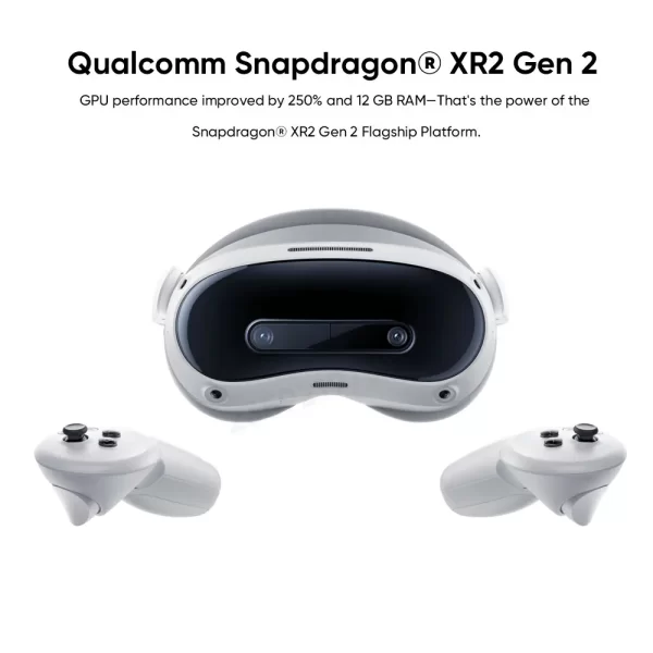 PICO 4 Ultra VR MR Headset 3D Wireless Mobile All-in-One VR Glasses 6DOF Virtual Reality 4K Display for Steam Games Mac Windows