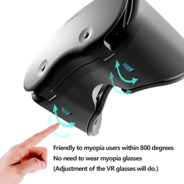 VR Headset Wide-angle Smart Virtual Reality 3D VR Headset for Smart Phone Video Game Binoculars Virtual Reality - Image 5
