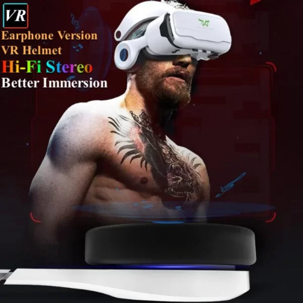 G02EF Virtual Reality VR Glasses IMAX HD 3D Glasses Google Cardboard Box Stereo VR Headset for IOS Android Phone,Support Gamepad - Image 2