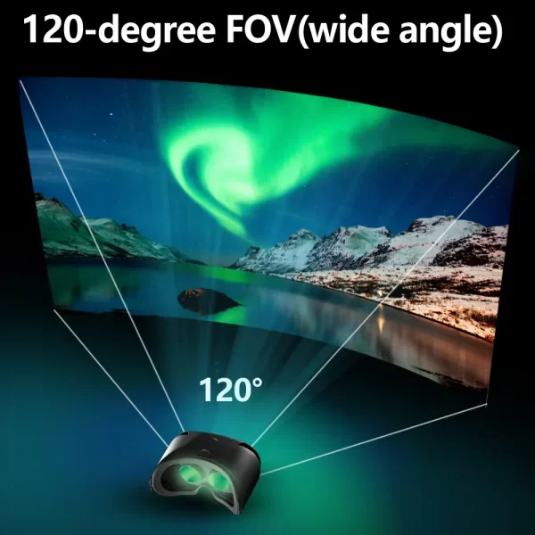 VR Headset Wide-angle Smart Virtual Reality 3D VR Headset for Smart Phone Video Game Binoculars Virtual Reality - Image 4