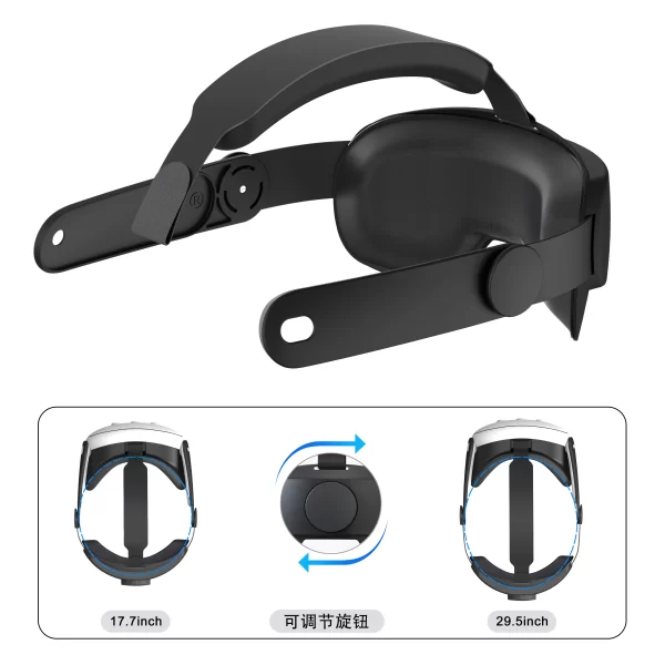 Replaceable Head Strap for Meta Quest 3 VR Headset Improve Comfort Adjustable Head Strap for Meta Oculus Quest 3 Accessories - Image 4