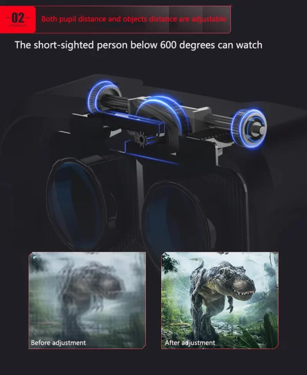 Shinecon Viar 3D Virtual Reality VR Glasses Headset Devices Helmet Lenses Goggles Smart For Smartphones Phone Cell Mobile Games - Image 5